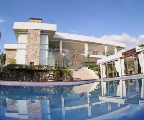 Excelente casa em cond. fechado em vinhedo/sp, 1350 m² a.u., 3273 m² a.t., 8 quartos (8 suítes), área gourmet, piscina, 3 vagas (ref 18.054)