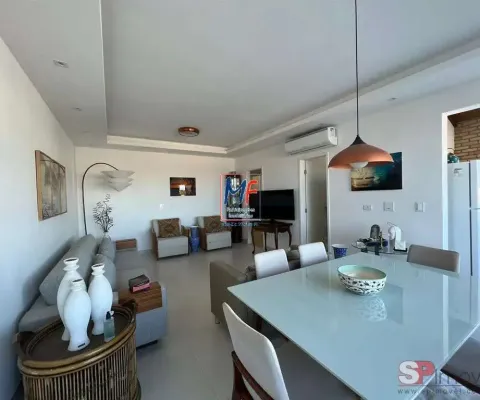 Excelente apto cobertura em ubatuba, 169 m² a.u., 3 dormitórios (3 suítes), sala, cozinha, escritório, lavanderia, churrasqueira, piscina. prox.  praia de itaguá (ref 19.925)