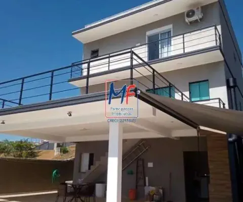 Excelente sobrado em cond. fechado em bragança paulista/sp,  360m² a.u., 4 dormitórios (1 suíte), sala, cozinha, varanda, churrasqueira, piscina, 3 vagas, lazer (ref 20.930)