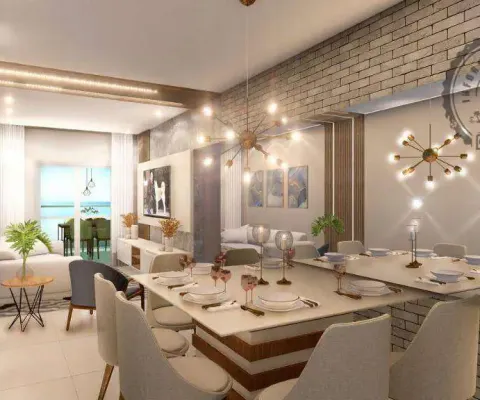 Apartamento com 2 dormitórios à venda, 75 m² por r$ 495.000,00 - jardim caiahu - mongaguá/sp