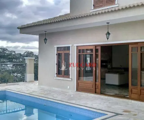 Sobrado à venda, 480 m² por r$ 3.000.000,00 - caputera - arujá/sp