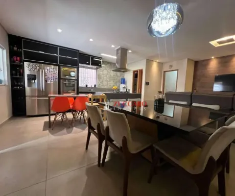 Sobrado com 3 dormitórios e 3 vagas à venda, 196m² por r$ 1.590.000 - vila carrão - são paulo/sp