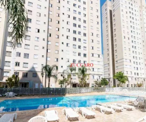 Apartamento com 2 dormitórios à venda, 45 m² por r$ 285.000,00 - ponte grande - guarulhos/sp