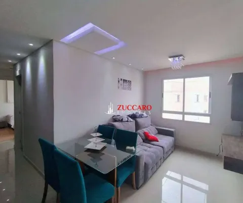 Apartamento com 2 dormitórios à venda, 45 m² por r$ 320.000,00 - ponte grande - guarulhos/sp