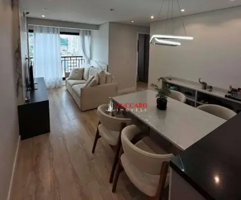 Apartamento com 2 dormitórios à venda, 48 m² por r$ 414.999,00 - vila galvão - guarulhos/sp