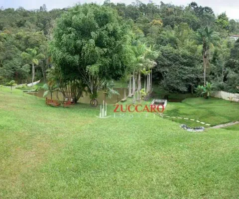 Chácara com 2 dormitórios à venda, 2770 m² por r$ 745.000,00 - clube dos oficiais - suzano/sp