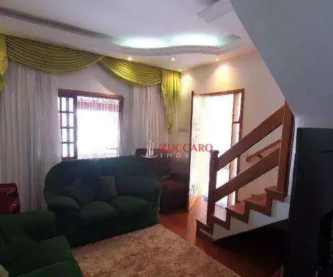 Sobrado com 3 dormitórios à venda, 164 m² por r$ 555.000,00 - torres tibagy - guarulhos/sp