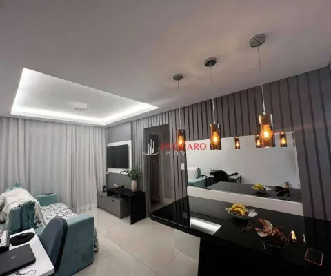 Apartamento com 2 dormitórios à venda, 57 m² por r$ 450.000,00 - picanco - guarulhos/sp