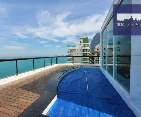 Cobertura com 3 dormitórios à venda, 312 m² por r$ 6.980.000,00 - são conrado - rio de janeiro/rj