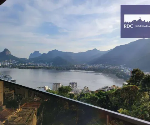 Apartamento com 4 dormitórios à venda, 260 m² por r$ 2.650.000,00 - lagoa - rio de janeiro/rj