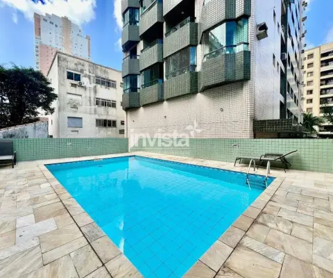 Apartamento com 3 quartos para alugar no Gonzaga, Santos 