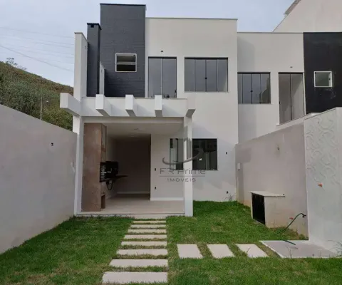 Belíssima casa duplex  com 3 quartos à venda, 156 m² por r$ 920.000 - vivendas do lago - volta redonda/rj