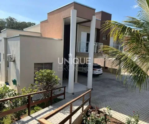 Casa de condomínio com piscina coberta à venda, parque da fazenda - itatiba
