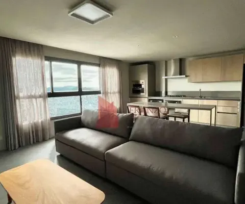 Locação- apartamento mobiliado 87m² no centro de itajaí, sc