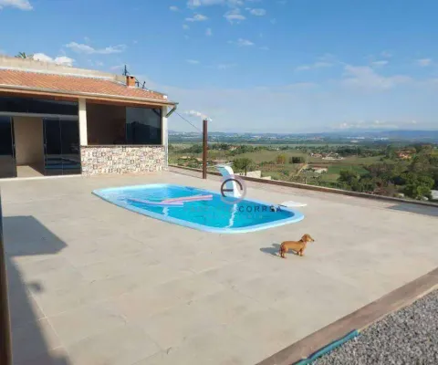 Chácara com 2 dormitórios à venda, 1200 m² por r$ 905.000,00 - pinheirinho - taubaté/sp