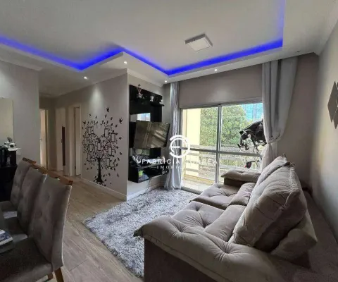 Apartamento mobiliado com 3 dormitórios e área de lazer completa
