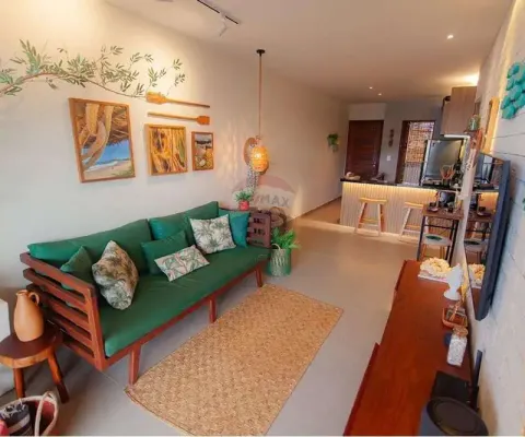 Imóvel de luxo em imbassaí: apartamento de 2 quartos com suíte e garagem dupla, 79m² na encantadora mata de são joão-ba!