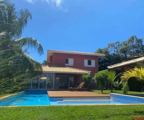 Casa de luxo em condomínio no sauipe: 4 quartos, 4 suítes, 298m² - mata de são joão-ba