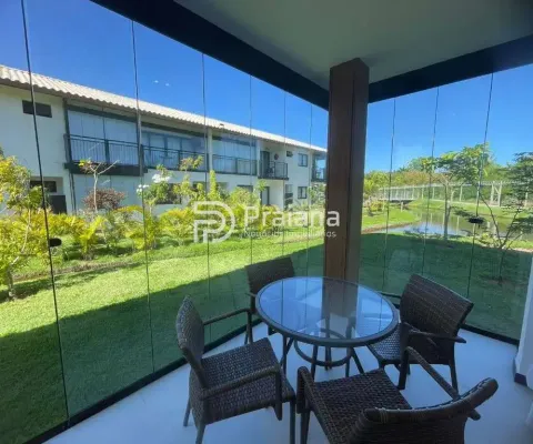 Apartamento térreo com 2 quartos disponível para locação anual em praia do forte