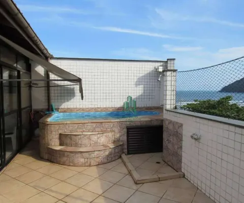 Apartamento duplex com 4 dormitórios à venda, 179 m² por r$ 1.007.000,00 - indaiá - bertioga/sp