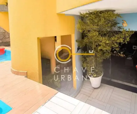 Cobertura com 4 dormitórios à venda, 430 m² por r$ 2.500.000,00 - ponta da praia - santos/sp