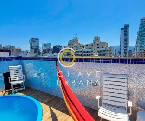 Cobertura com 3 dormitórios à venda, 263 m² por r$ 1.600.000,00 - embaré - santos/sp