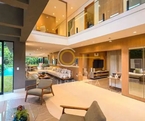 Casa com 5 suítes e porteira fechada à venda, 475 m² por r$ 14.900.000,00 - riviera módulo 11 - bertioga/sp