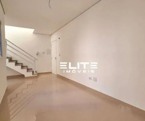 Cobertura com 2 dormitórios à venda, 92 m² por r$ 389.000,00 - vila humaitá - santo andré/sp