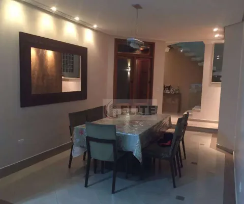 Sobrado com 3 dormitórios à venda, 350 m² - utinga - santo andré/sp
