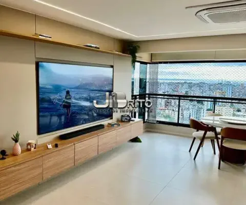 Apartamento| 97 m² |  3 quartos com 3 suítes| varanda gourmet|  decorado
