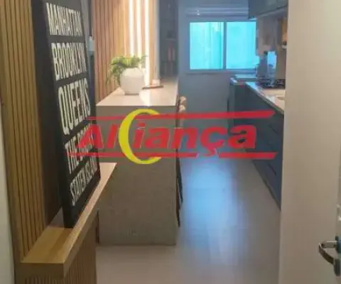 Apartamento com 2 dormitórios à venda, 123,57 m² - picanço / guarulhos
