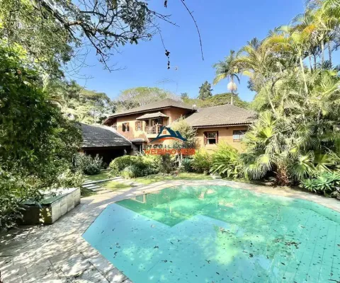 Casa de luxo à venda ou locação em cotia-sp, vila santo antônio: 5 quartos, 5 suítes, 3 salas, 7 banheiros, 10 vagas, 923m².