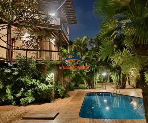 Luxuosa residência de alto padrão com 7 suítes e 8 vagas em barueri-sp, residencial morada dos lagos - imperdível!