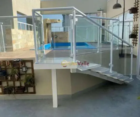 Apartamento duplex com 3 dormitórios à venda, 307 m² por r$ 1.800.000,00 - jardim das nações - taubaté/sp