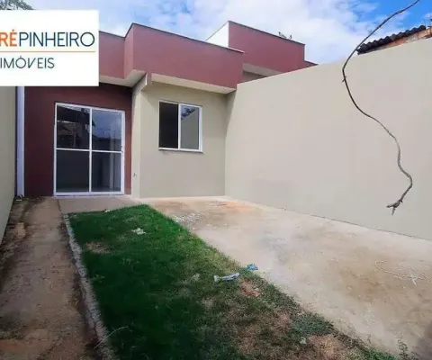 Oportunidade imperdível! casa nova plana sem escadas com 3 quartos em santa luzia