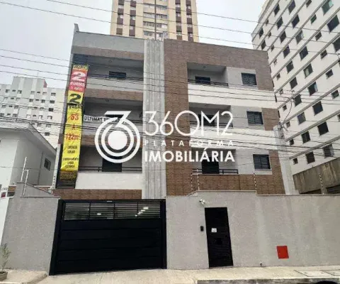 Cobertura para venda em santo andré, vila assunção, 2 dormitórios, 1 suíte, 3 banheiros, 2 vagas