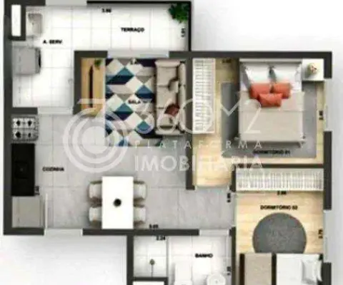 Apartamento para venda em são paulo, jardim santa emília, 2 dormitórios, 1 banheiro