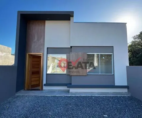 Casa com 2 dormitórios à venda, 47 m² por r$ 250.000,00 - jardim da barra - itapoá/sc