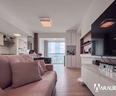 Apartamento semi mobiliado com 2 suítes no centro de itajaí