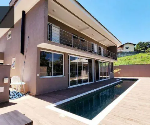 Casa com 4 dormitórios à venda, 440 m² por r$ 3.450.000,00 - condomínio estância marambaia - vinhedo/sp