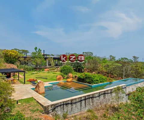 Venda de casa espetacular em itu-sp: 5 quartos, 3 suítes, 3 salas, 800 m² constr. muita natureza, 20.000 metros de terreno no jardim paraíso ii.