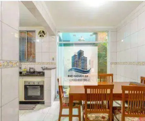 Sobrado com 3 dormitórios à venda, 126 m² por r$ 620.000,00 - utinga - santo andré/sp