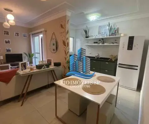 Apartamento com 3 dormitórios à venda, 80 m² por r$ 437.000,00 - casa branca - santo andré/sp