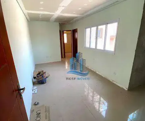 Cobertura com 2 dormitórios à venda, 80 m² por r$ 385.000,00 - parque erasmo assunção - santo andré/sp
