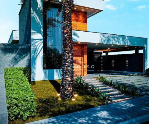 Sobrado com 3 dormitórios à venda, 26219 m² por r$ 1.250.000,00 - condomínio cataguá way sul - taubaté/sp