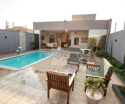 Casa com 3 dormitórios à venda, 260 m² por r$ 1.000.000,00 - loteamento jardim laguna - mirassol/sp