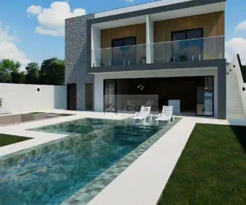 Casa com 4 dormitórios à venda, 398 m² por r$ 3.195.000,00 - altos de são fernando - jandira/sp