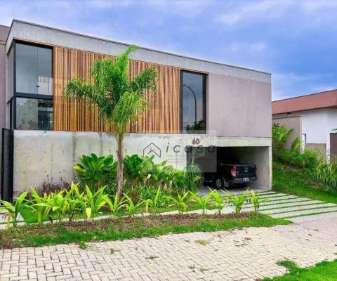 Sobrado com 3 dormitórios à venda, 428 m² por r$ 4.500.000,00 - condomínio residencial alphaville - são josé dos campos/sp