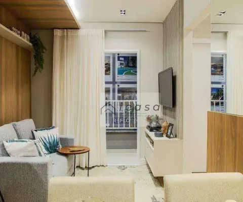 Apartamento com 2 dormitórios à venda, 51 m² por r$ 390.000 - jardim oriente - são josé dos campos/sp