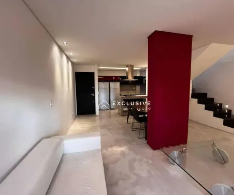 Apartamento duplex com 1 dormitório à venda, 82 m² por r$ 750.000,00 - jardim aquarius - são josé dos campos/sp